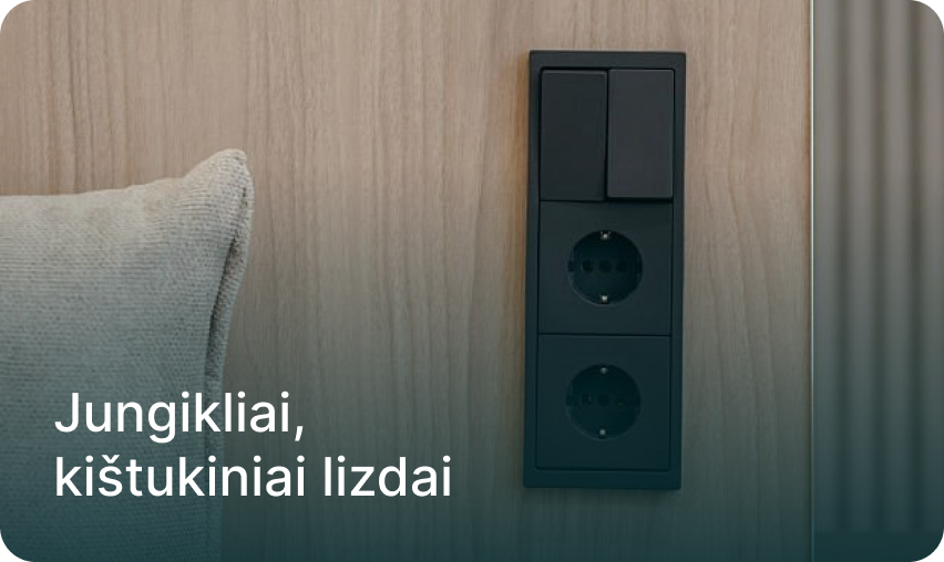 Jungikliai, kištukiniai lizdai